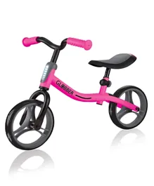 Globber Balance Go Bike - Neon Pink & Grey