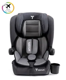 Teknum Pack and Go Foldable Car Seat with Carry Bag - Grey