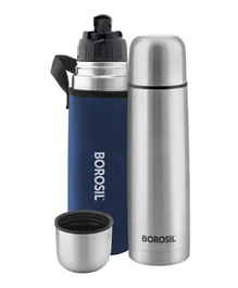 Borosil Vaccum Thermo Flask Blue  - 1000mL