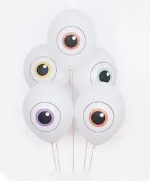 My Little Day Eyes Tattooed Balloons - 5 Pieces