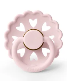 FRIGG Fairytale Latex Baby Pacifier White Lilac - Size 1
