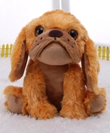 Babyhug Plush Puppy Soft Toy Light Brown - 20 cm