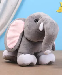 Babyhug Baby Elephant Soft Toy Grey - 23 cm