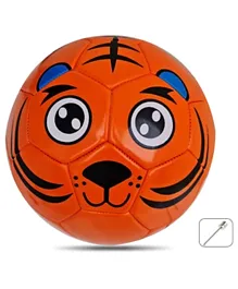 JASPO Synthetic Leather Soccer Ball - Orange