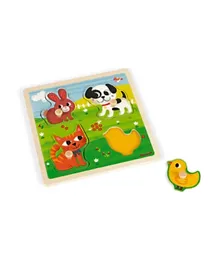 Janod Tactile Puzzle My First Animals