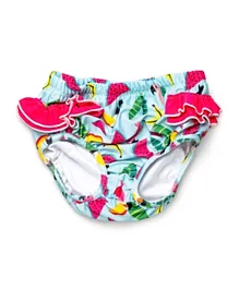 Coega Sunwear Baby Girl Swim Diaper - Pink Rainforest