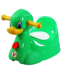 Sunbaby Squeaky Duck Potty Trainer - Green