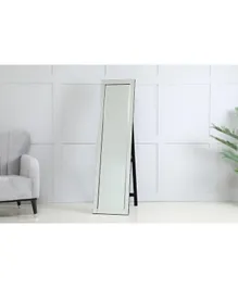 PAN Home Flat Bar Floor Mirror - Silver