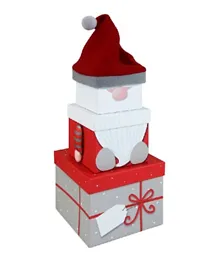 Eurowrap Christmas Theamed Novelty Boxes With Plush Pack of 3 - 31091-BXC