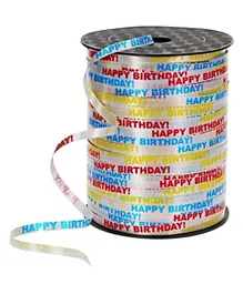 Highland happy birthday printed Curling Ribbon for Balloon, Wrapping Decoration