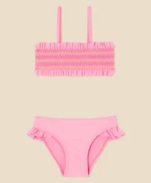 Monsoon Children Embroidered Two Piece Swimsuit - Pink