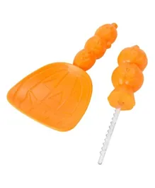 Smiffys Pumpkin Carving Kit Knife & Dish - Orange