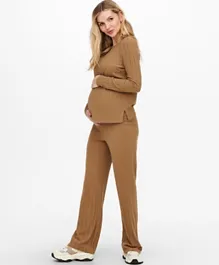 Only Maternity Augusta Maternity Trousers - Toasted Cococnut