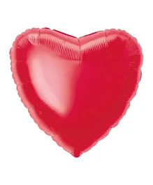 Unique Heart Foil Balloon - Red