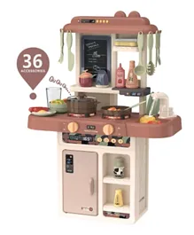 Little Angel Electric Kitchen With 36 Accessories - Brown