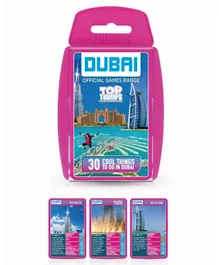 Winning Moves and Games Toptrumps Dubai Top 30 Cool Things DGR - Pink