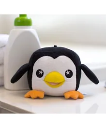 SoapPal Baby Bath Toy and Sponge Penguin - Black and White