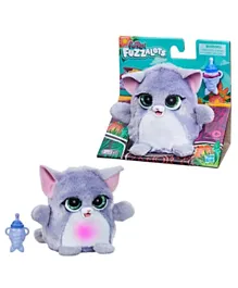 Fur Real Fuzzalots Kitty Colour Change Interactive Feeding Toy - Purple