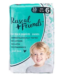 Rascal + Friends Nappies Junior Size 6 - 33 Pieces