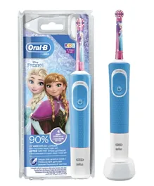 Oral-B Frozen Vitality Rechargeable Kids Toothbrush - Blue
