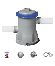 Bestway Filter Pump with Accessories - Blue and Grey