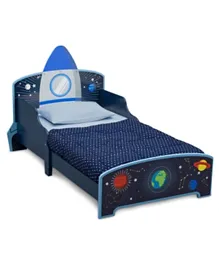 Delta Children Space Adventures Rocket Ship Wood Toddler Bed - BB81445SA-1223