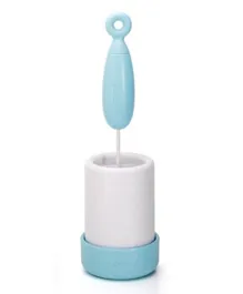 Suavinex Bottle Cleaning Brush with Holder - Blue