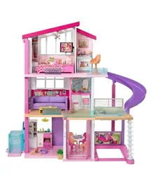 Barbie Dreamhouse Dollhouse with Pool Slide & Big Elevator - Multicoloured