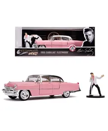 Jada Die Cast 1955 Cadillac Fleetwoo - Pink