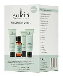 Sukin Blemish Control 4 Step For Blemish Prone Skin Type