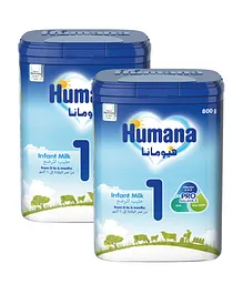 Humana ProBalance 1 Baby Milk Infant Formula Pack of 2 - 800g each