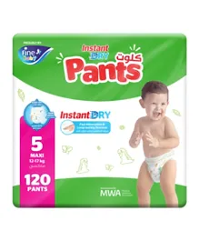 Fine Baby Instant Dry Pants Diaper Size 5 Maxi - 120 Pieces