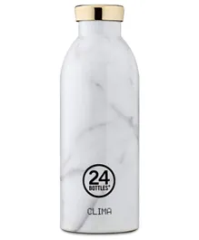 24 Bottles Clima Double Walled Insulated Stainless Steel Water Bottle Carrara - 500mL