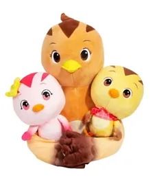 Katuri Mama Bird With Kids Plush Toy