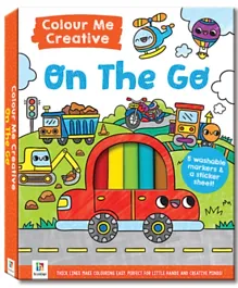 Hinkler Colour Me Creative On the Go  Book - 64 Pages