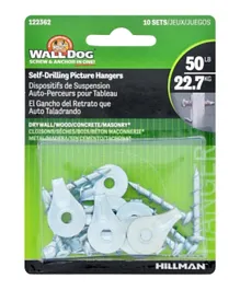 Hillman Wall Dog Hanger  - Pack of 10