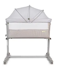 Mini Panda Quna Co-sleeping Bedside Crib - Pale Oak