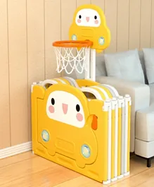 Love Baby Kids Playpen with Basketball Hoop
