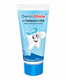 DentoShine Bubble Gum  Flavoured Gel Toothpaste - 80 gm