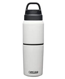 CamelBak White Insulated Stainless Steel MultiBev 2 in 1 Bottle and Cup - 500ml