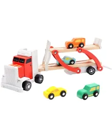 Top Bright Wooden Kids Toys Motor Truck - Multicolour