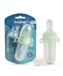 Baybee 2 in 1 Silicone Baby Food Feeder - Green