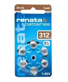Renata Battery 312 - Pack of 6