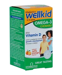 Vitabiotics Wellkid Omega 3 Softbust -  60 Capsules