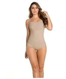 Mums & Bumps Leonisa Undetectable Supportive Bust Complete Bodysuit Shaper - Nude