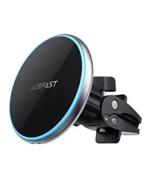 Acefast D3 Magnetic Wireless Charging Car Holder - Silver