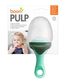 Boon PULP Silicone Feeder - Green/Grey