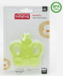 Babyhug Water Filled  Butterfly Shaped Teether - Green