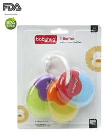 Babyhug Berries Water Filled Teether Multicolour - Set Of 3
