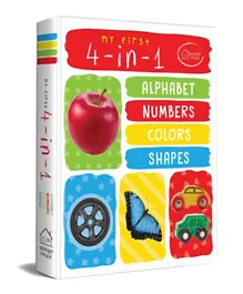 My First 4 in 1 Alphabet Numbers Colours Shapes - English